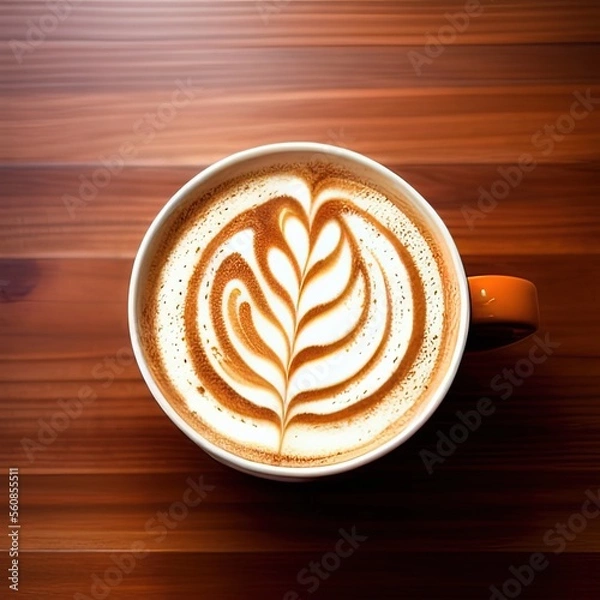 Fototapeta Hot Latte
