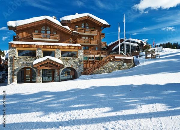 Obraz Górski ośrodek narciarski