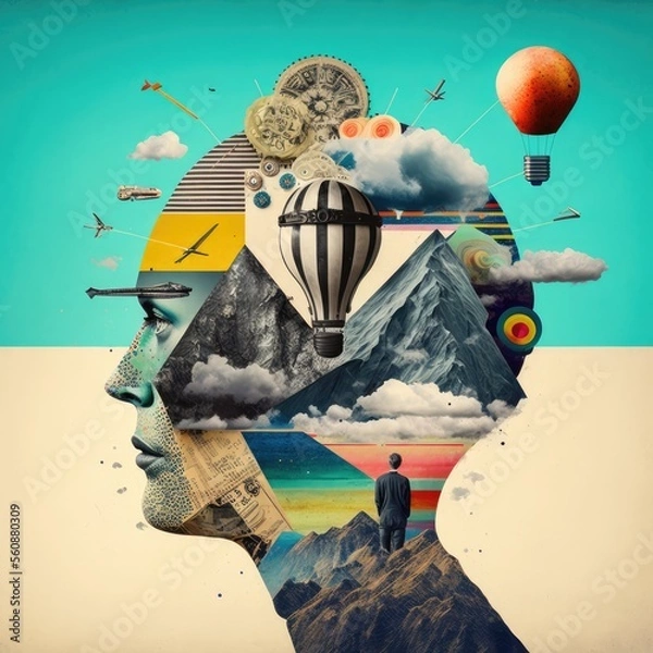 Fototapeta Creative mind - Generative AI