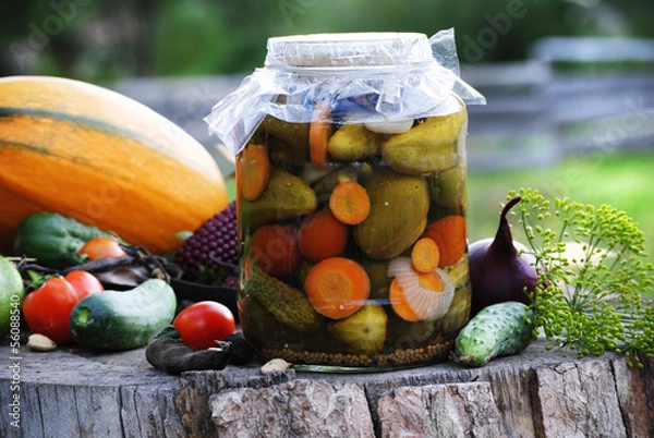 Fototapeta organic pickles
