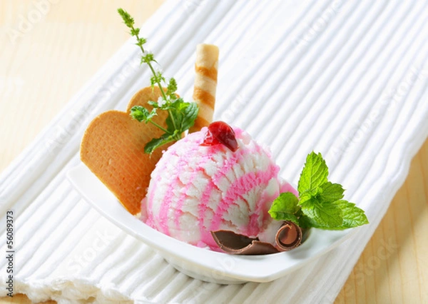 Obraz Ice cream dessert