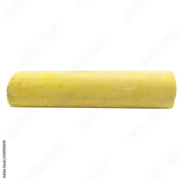 Obraz one yellow big chalk stick