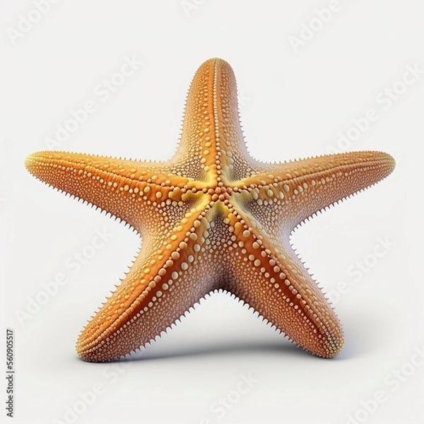 Obraz Starfish underwater on a ocean floor. starfish isolate on white background.