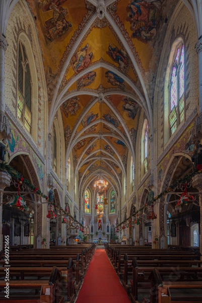 Obraz The Cathedral of the Holy Name or Holy Name Cathedral is a Roman Catholic cathedral in the Indian city of Mumbai (Bombay)