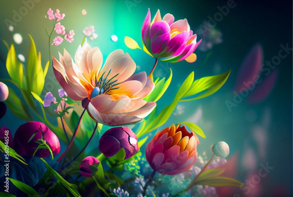 Fototapeta spring flowers