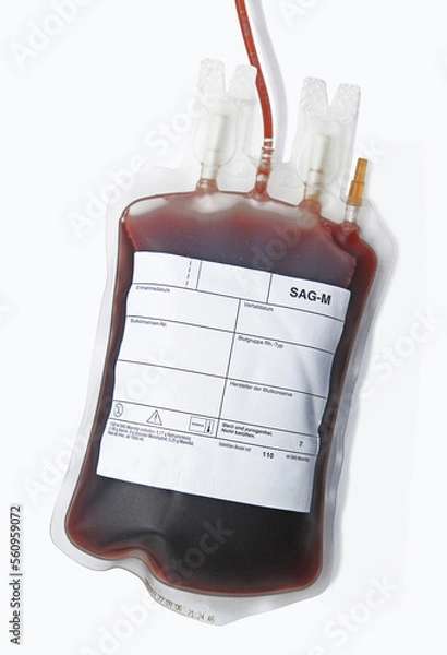 Fototapeta Blutkonserve