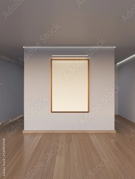 Fototapeta CUADRO EN HABITACION EXPOSICION