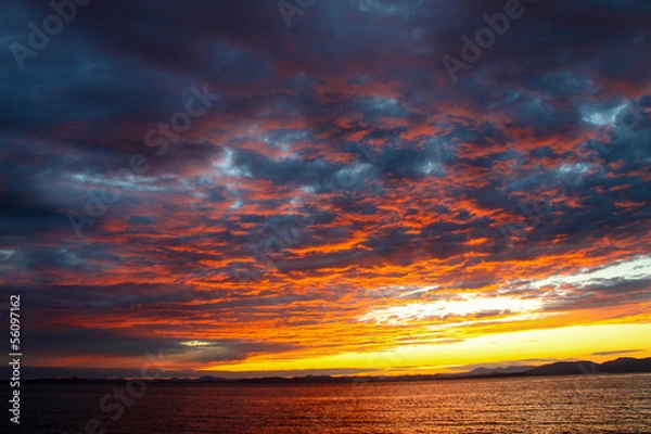 Obraz sunset  cloudscape.