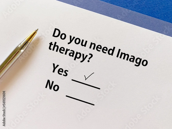 Obraz Questionnaire about counseling and therapy