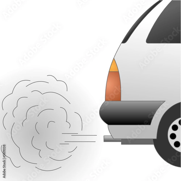Fototapeta pollution auto