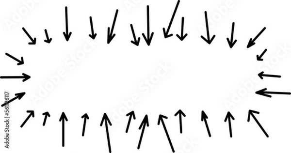 Obraz Arrows focus point