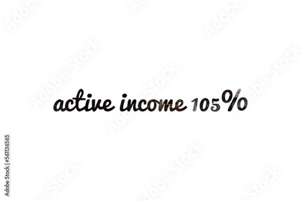Fototapeta Active Income, Getting Wages For Work, Increase Profit. Man Works, Earns Salary At Paid Job. Businessman Stands With Shovel And Digs Out Money. Idea Of Financial Growth And Business Development.