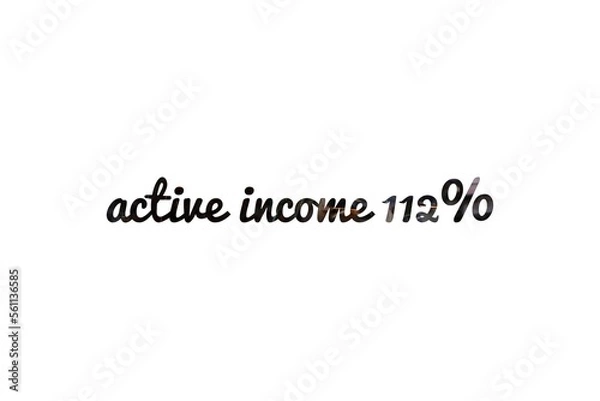 Fototapeta Active Income, Getting Wages For Work, Increase Profit. Man Works, Earns Salary At Paid Job. Businessman Stands With Shovel And Digs Out Money. Idea Of Financial Growth And Business Development.