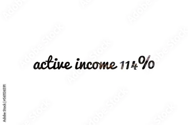 Fototapeta Active Income, Getting Wages For Work, Increase Profit. Man Works, Earns Salary At Paid Job. Businessman Stands With Shovel And Digs Out Money. Idea Of Financial Growth And Business Development.