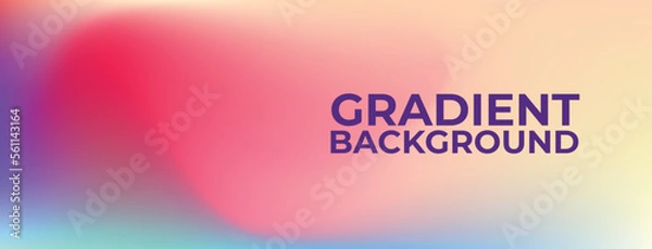 Obraz Gradient Mesh Colorful Background Design