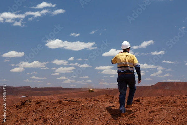 Obraz man in the mines