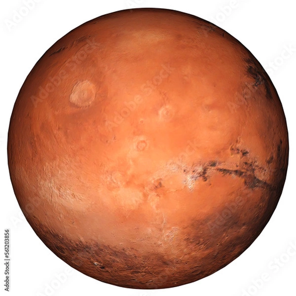 Fototapeta Planet, Mars , png, isoliert, kugel, Hintergrund transparent  