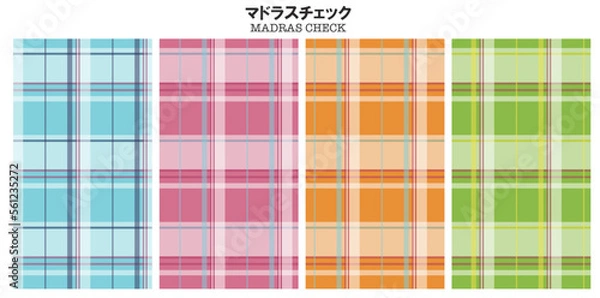 Obraz MADRAS CHECK（マドラスチェック）