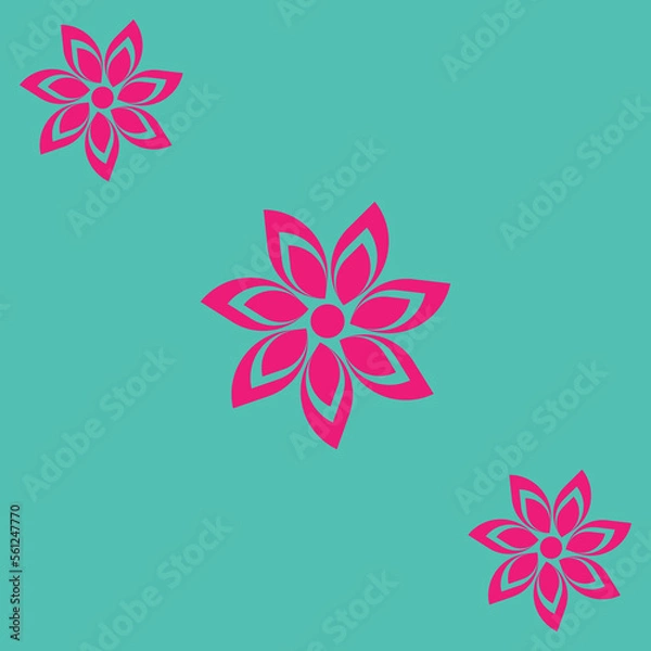 Obraz abstract floral background