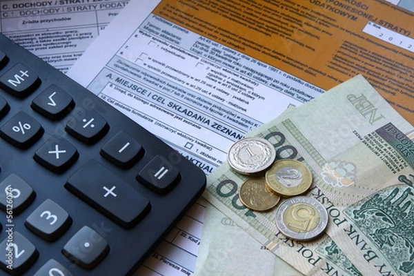 Obraz obliczenie podatku