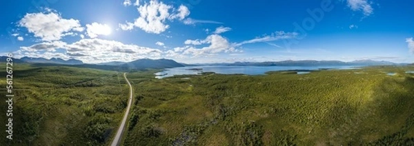 Obraz See Torneträsk, Abisko, Schweden