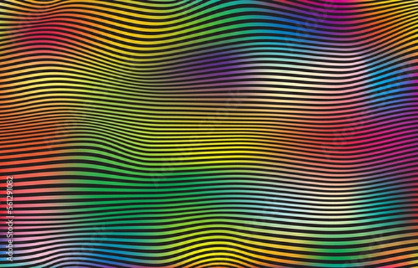 Fototapeta gradient abstract wavy line background