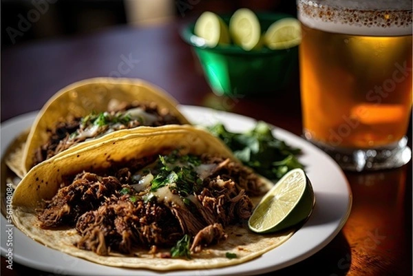 Obraz tacos de barbacoa
