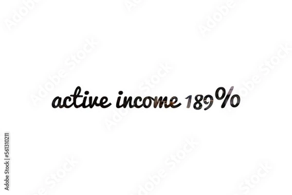 Fototapeta Active Income, Getting Wages For Work, Increase Profit. Man Works, Earns Salary At Paid Job. Businessman Stands With Shovel And Digs Out Money. Idea Of Financial Growth And Business Development.