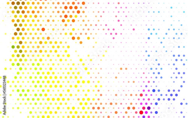 Fototapeta Light Multicolor vector Modern abstract illustration with colorful water drops.