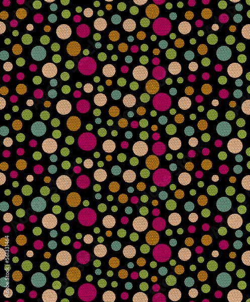 Fototapeta abstract background with circles pattern