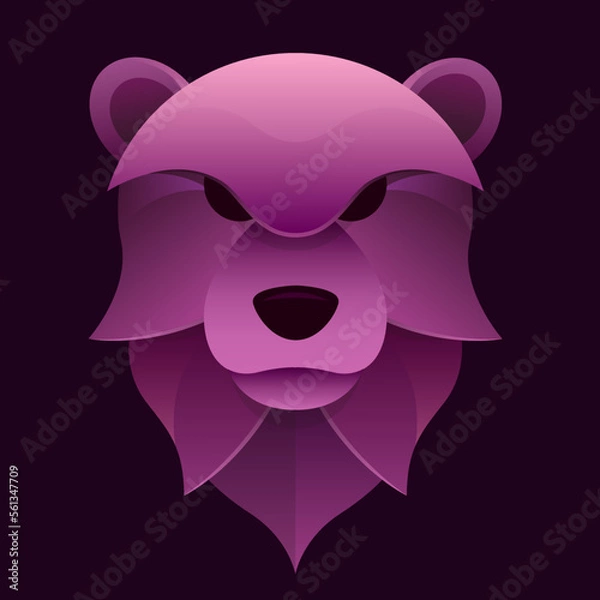 Obraz Amimal bear logo
