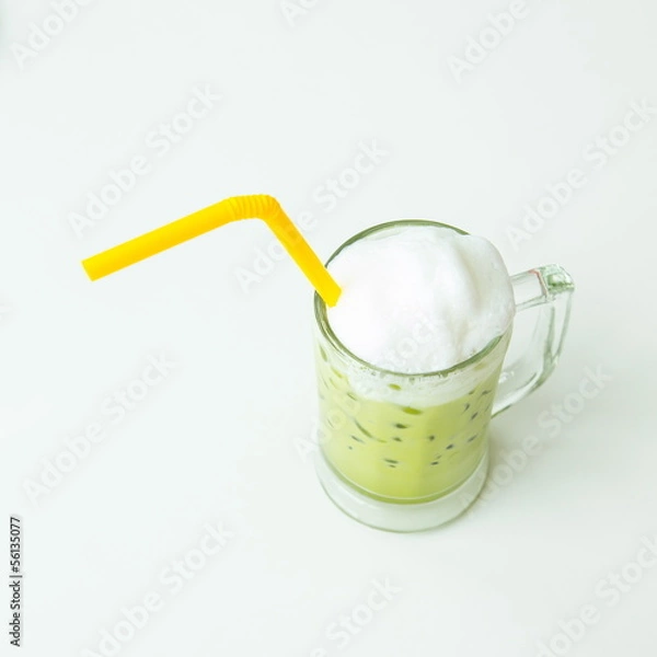 Fototapeta ice green tea