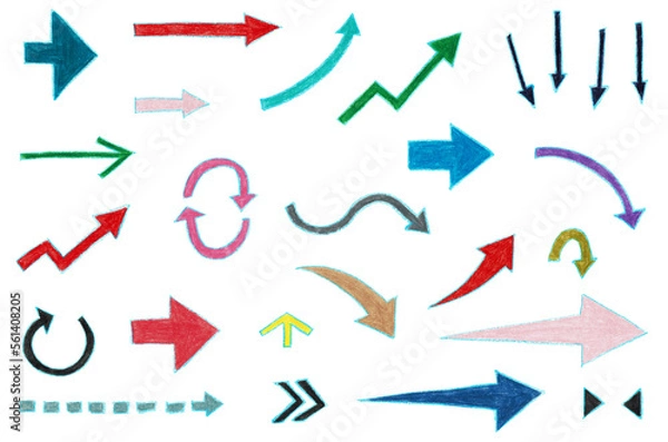 Fototapeta 矢印のセット