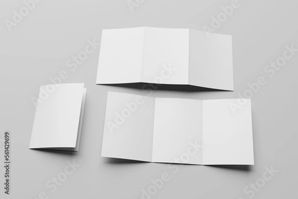 Obraz A5 Trifold Brochure 
