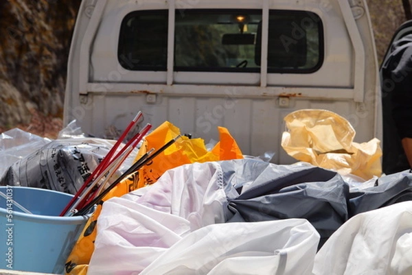 Obraz 軽トラック　ゴミ　不用品回収