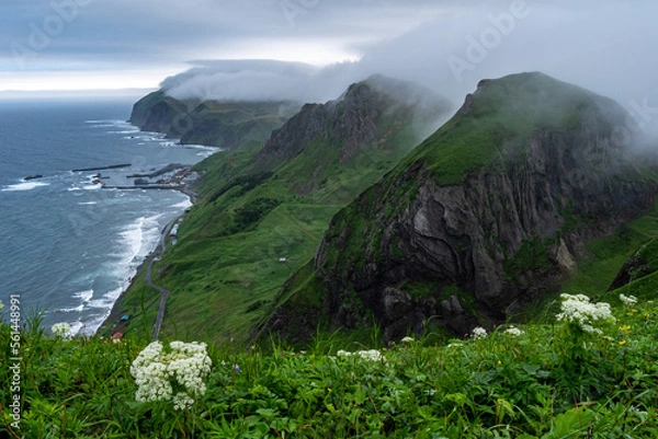 Obraz 雲が湧く島