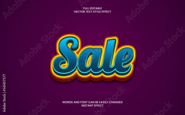 Obraz Sale Text Effect