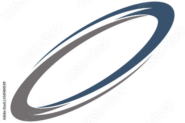 Obraz logo design oval