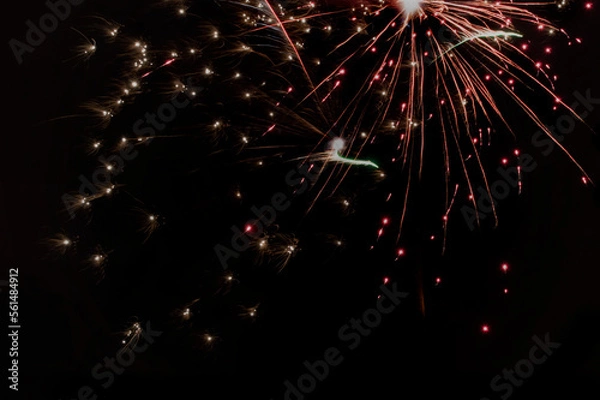 Fototapeta fireworks in the night sky