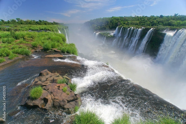 Obraz wodospad Iguazu