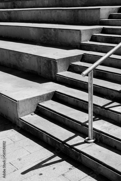 Obraz staircase in black and white