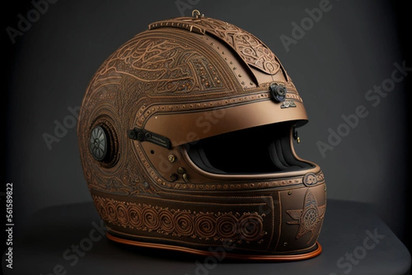 Fototapeta Helmet, Generative AI, Illustration