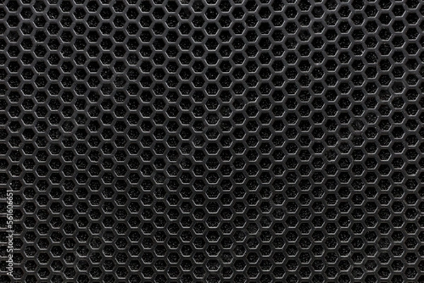 Obraz Black Honeycomb Abstract Background