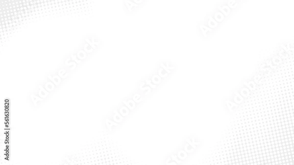 Obraz Dot white gray wave light technology texture background. Abstract big data digital concept. 3d rendering.