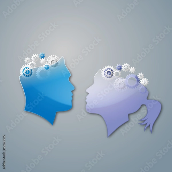 Obraz Thinking Together