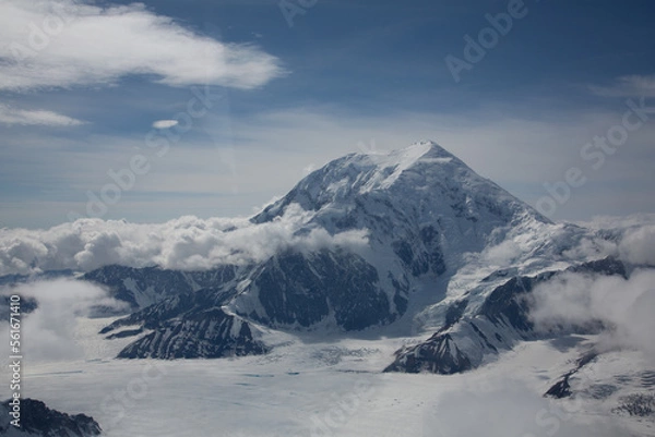 Obraz mountains in denali national park in alaska