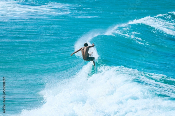 Obraz surfing the wave