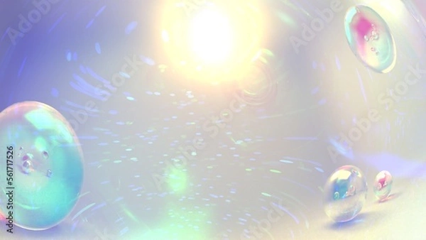 Fototapeta luxury pearls background, pearls background 3D render