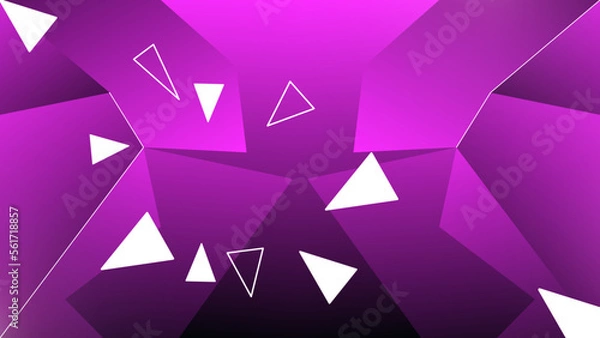 Obraz Abstract multicolor emerald pink background. Vector polygonal design illustrator