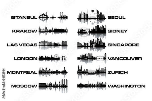 Obraz Kolekcja Skyline